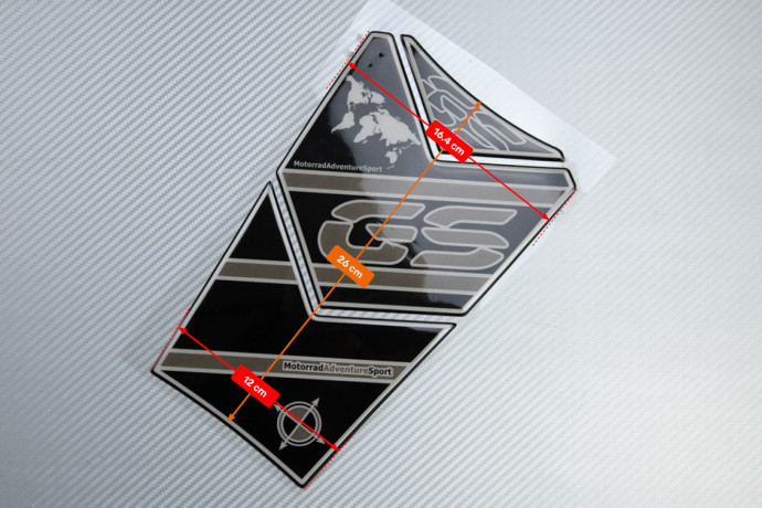 Protection adhésive pour réservoir BMW - Modèle GS Protection adhésive pour réservoir BMW - Modèle GS