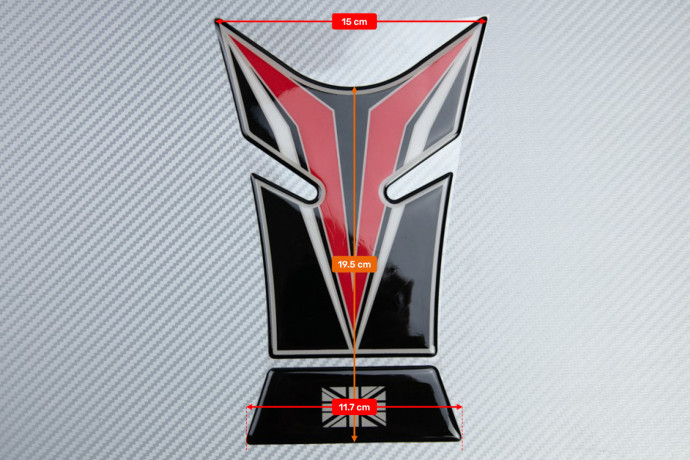 Adesivo protezione serbatoio TRIUMPH - Design 4