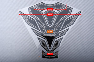 Protection adhésive pour réservoir KAWASAKI Z1000SX Protection adhésive pour réservoir KAWASAKI Z1000SX