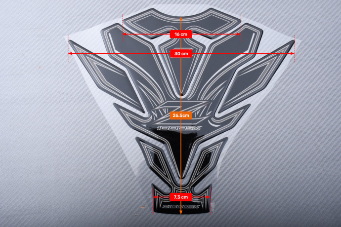 Protección adhesiva del depósito KAWASAKI Z1000SX Protección adhesiva del depósito KAWASAKI Z1000SX