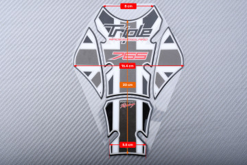 Tank Pad Protection TRIUMPH 765 - Design 2 Tank Pad Protection TRIUMPH 765 - Design 2
