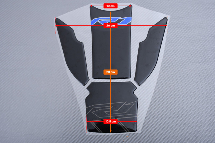 Protection adhésive pour réservoir YAMAHA R1 / R1M - Design 4