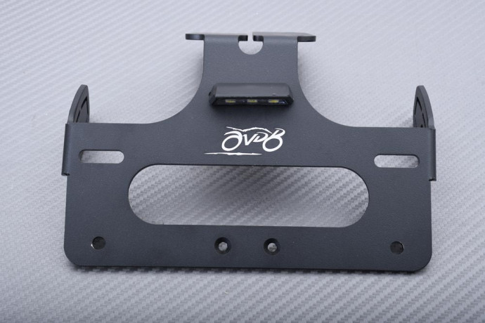 Specific License Plate Holder AVDB KAWASAKI NINJA H2SX / SE 2018 - 2024 Specific License Plate Holder AVDB KAWASAKI NINJA H2SX / SE 2018 - 2024