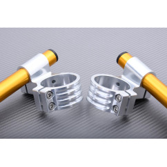 Pair of High rise clip-on handlebars 35 mm