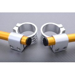 Pair of High rise clip-on handlebars 35 mm