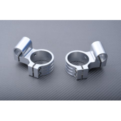 Pair of High rise clip-on handlebars 35 mm