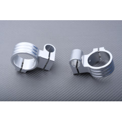 Pair of High rise clip-on handlebars 35 mm