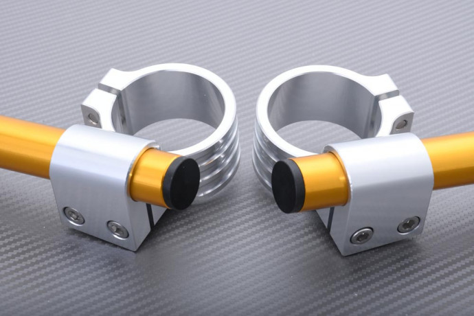 Paire de demi-guidons rehaussés 43 mm