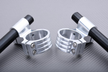 Pair of High rise clip-on handlebars 46 mm