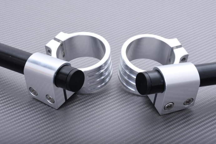 Pair of High rise clip-on handlebars 46 mm