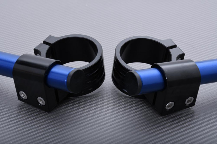 Pair of High rise clip-on handlebars 51 mm