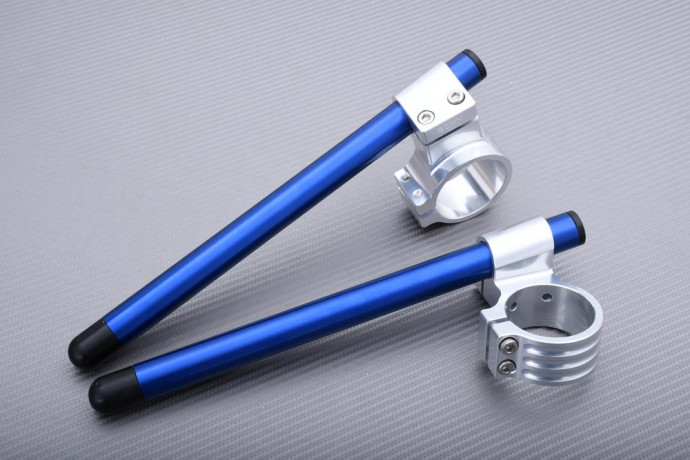 Pair of High rise clip-on handlebars 37 mm