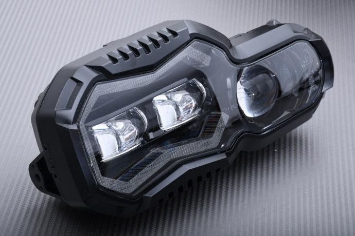 Faro / Óptica delantera LED BMW F650GS / F700GS / F800GS / F800R 2008 - 2018 Faro / Óptica delantera LED BMW F650GS / F700GS / F800GS / F800R 2008 - 2018