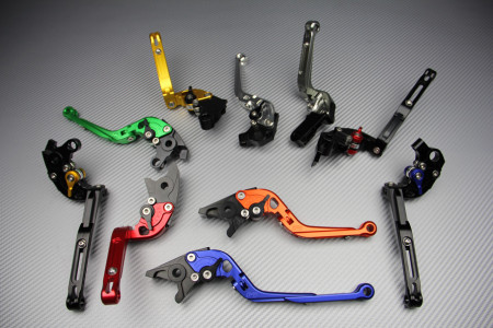 Levier de Frein Ajustable Repliable pour Aprilia RS 125, Tuono 125 & Yamaha XT 600, XTZ 750, TT600