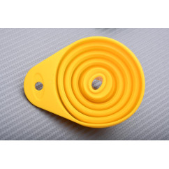 Embudo de caucho retráctil