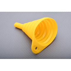 Embudo de caucho retráctil