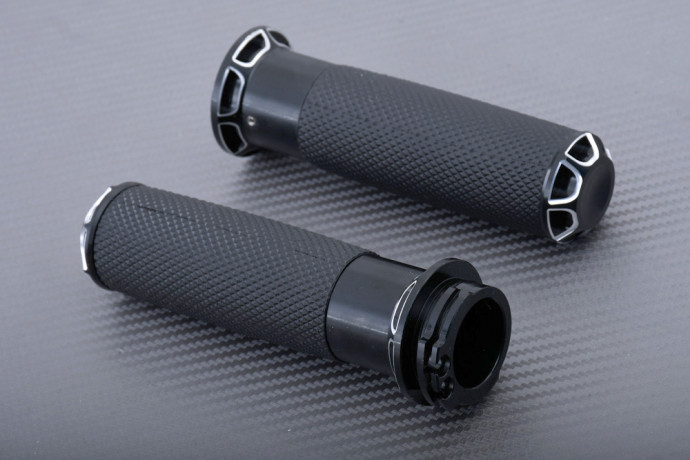 Coppia manopole comando gas / acceleratore specifica HARLEY DAVIDSON Coppia manopole comando gas / acceleratore specifica HARLEY DAVIDSON
