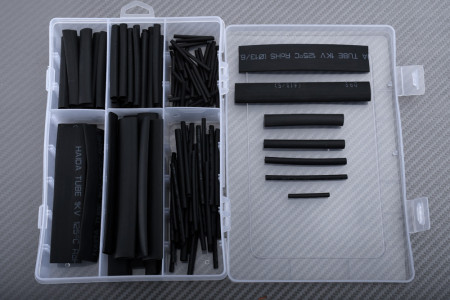 Kit coffret de 150 gaines thermorétractables de 2 à 13 mm