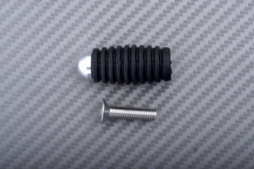Gear lever / Brake pedal tip in anodised aluminum Gear lever / Brake pedal tip in anodised aluminum