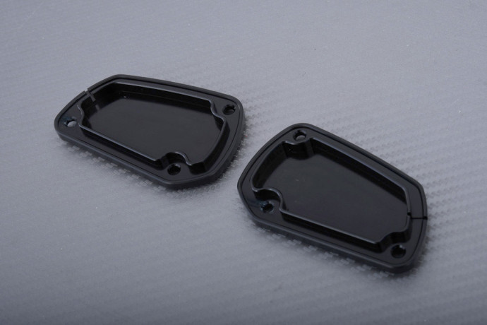 Pareja de Tapones Depósito Líquido de Frenos y de embrague anodizados APRILIA SHIVER / DORSODURO 750 / 900 2008 - 2021
