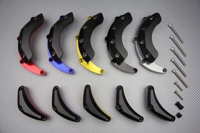 Tampons de protection Carters Moteur Design 2 Yamaha MT09 / Tracer / XSR / Niken 900
