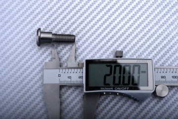 Tornillos de titanio para discos de freno trasero específicos para Triumph M8 X P1.25 X 18 MM Tornillos de titanio para discos de freno trasero específicos para Triumph M8 X P1.25 X 18 MM