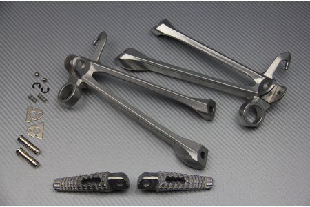 Pareja de estriberas reposapiés traseras SUZUKI GSXR 1000 2009 - 2011
