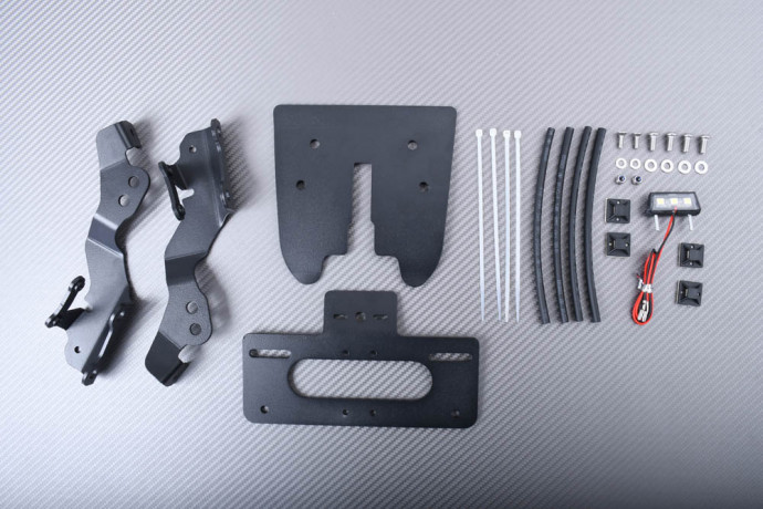 Support de plaque spécifique AVDB TRIUMPH SPEED TRIPLE 1050 R / S / RS 2016 - 2020 Support de plaque spécifique AVDB TRIUMPH SPEED TRIPLE 1050 R / S / RS 2016 - 2020