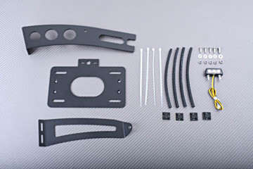 Porta-matrícula lateral especifico AVDB HONDA SHADOW VT 600 1988 - 2000