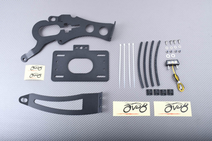 Support de plaque latéral spécifique AVDB KAWASAKI VULCAN VN 800 1995 - 2006 Support de plaque latéral spécifique AVDB KAWASAKI VULCAN VN 800 1995 - 2006