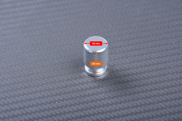 Paar Universale Eloxierte Ventilkappen