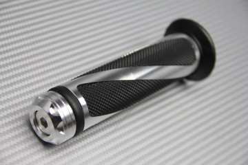 Paire de Poignées Alu / Caoutchouc 22 / 24 mm Paire de Poignées Alu / Caoutchouc 22 / 24 mm