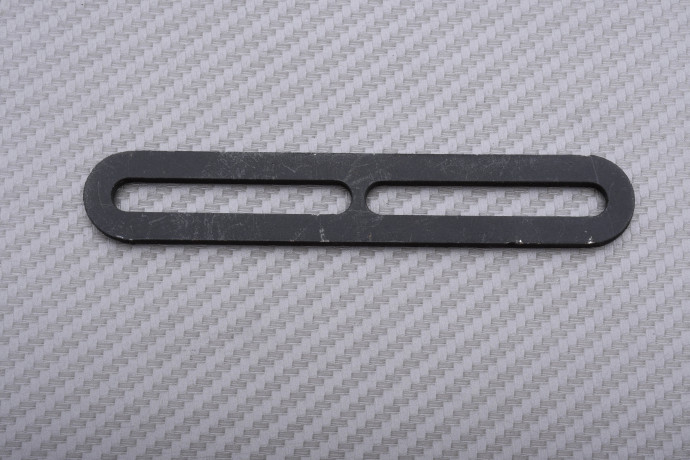 Portamatrícula universal reclinable