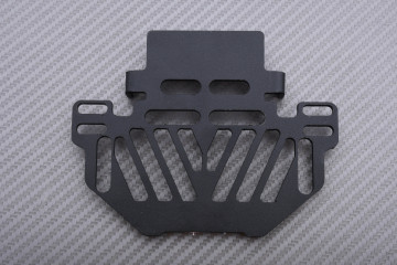 Portamatrícula universal reclinable