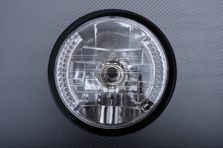 Optique / Phare Rond Universel avec clignotants intégrés