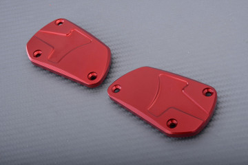 Paire de bouchons bocal liquide de frein et embrayage MOTO GUZZI MGX21 / AUDACE / ELDORADO / CALIFORNIA 1400 2013 - 2021