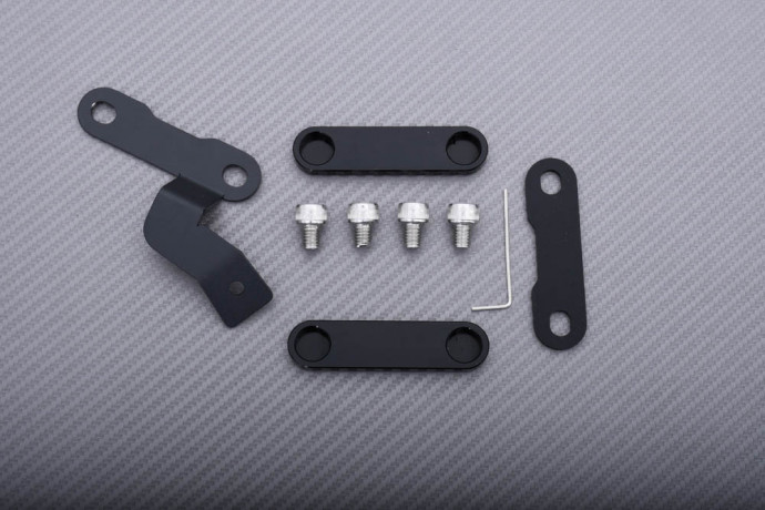 Aluminium passenger footrest Block off plates YAMAHA MT09 / MT10 / TRACER 900 / XSR 900 2014 - 2022