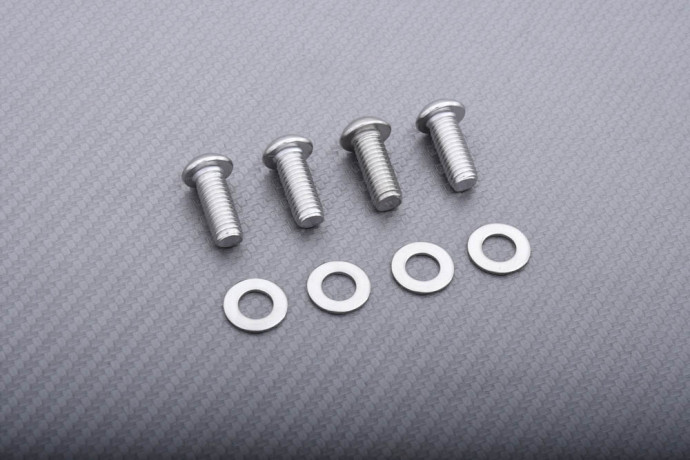 Tappi staffe poggia-piedi in alluminio BMW S1000RR / M1000RR / S1000R 2019 - 2022 Tappi staffe poggia-piedi in alluminio BMW S1000RR / M1000RR / S1000R 2019 - 2022