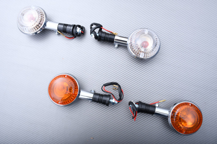 Clignotants avant type origine YAMAHA VIRAGO 125 / 250 / 535 / 700 / 750 / 1000 / 1100 / VMAX 1200 / SR400