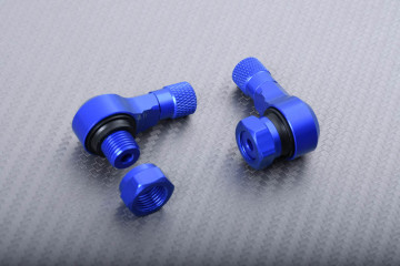Paire de Valves coudées en aluminium anodisé 8.3 mm - DESIGN 2