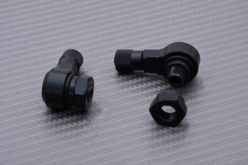 Paire de Valves coudées en aluminium anodisé 8.3 mm - DESIGN 2