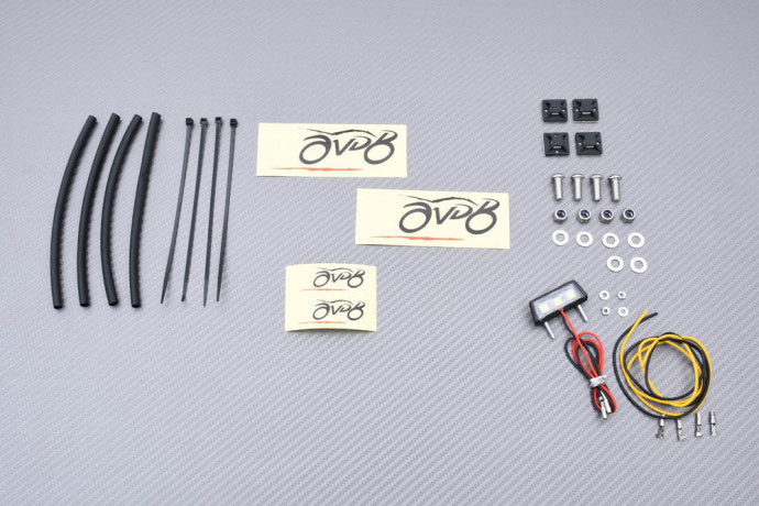 Porta-matrícula especifico AVDB HONDA MSX / GROM 125 2022 - 2024 Porta-matrícula especifico AVDB HONDA MSX / GROM 125 2022 - 2024