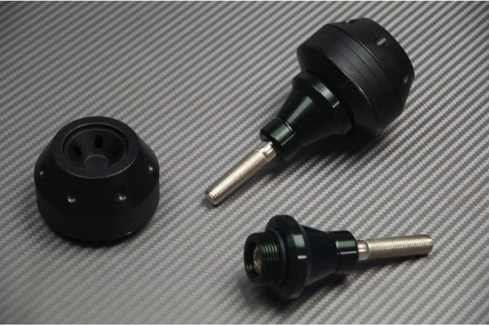 Pair of Frame Sliders / Crash Pads for KAWASAKI ZX6R 636 2003 - 2004