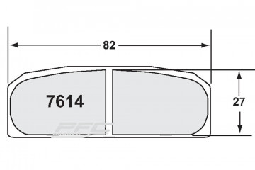 Satz Bremsbeläge Vorne-Hinten Carbonbremsen PFC Straße / Track Satz Bremsbeläge Vorne-Hinten Carbonbremsen PFC Straße / Track