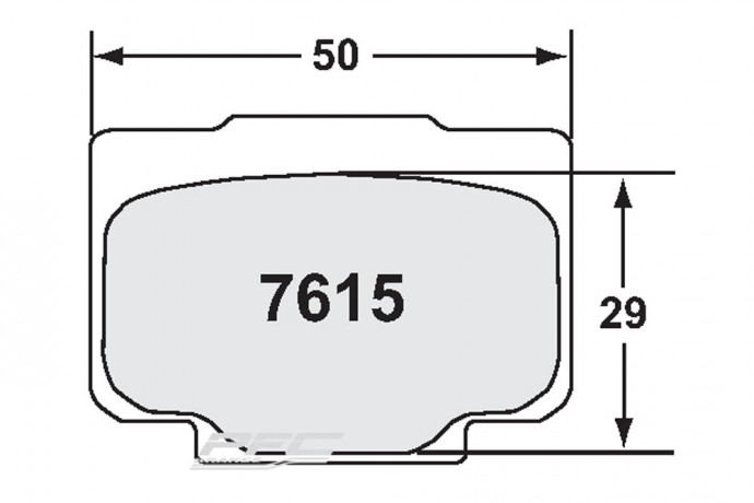 Set of Front Rear PFC carbon brake pads Competition Set of Front Rear PFC carbon brake pads Competition