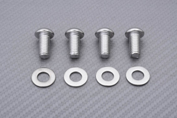 Obturadores estriberas reposapiés de pasajero de aluminio SUZUKI GSXR 600 / 750 2008 - 2017