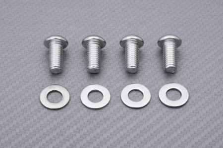 Obturadores estriberas reposapiés de pasajero de aluminio SUZUKI GSXR 600 / 750 2008 - 2017