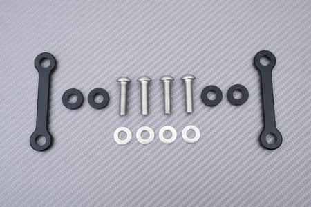 Obturadores estriberas reposapiés de pasajero de aluminio SUZUKI GSXR 1000 2009 - 2016