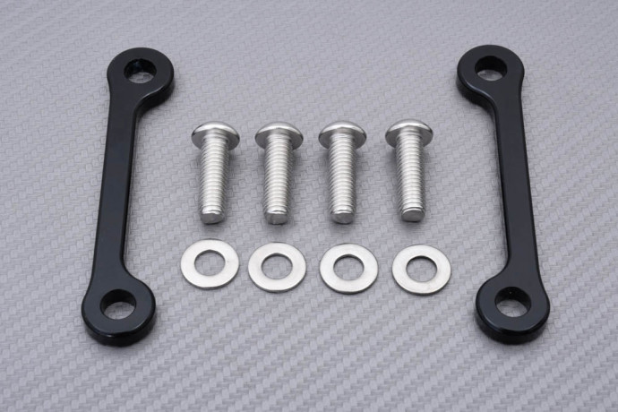 Obturateurs platines repose-pieds passager aluminium SUZUKI SV / SVS 650 / 1000 2003 - 2012 Obturateurs platines repose-pieds passager aluminium SUZUKI SV / SVS 650 / 1000 2003 - 2012