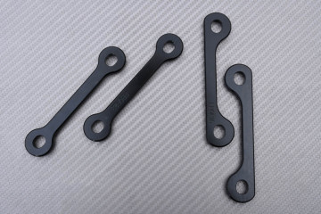 Obturateurs platines repose-pieds passager aluminium SUZUKI GSR / GSXS 750 / GSX250R 2011 - 2021